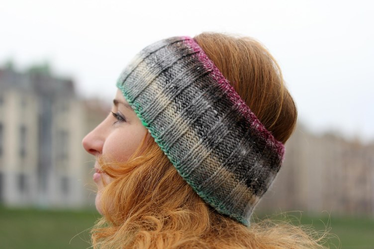 Warm, stylish, hand-knitted Headband